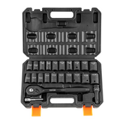 1/2" Drive Impact Socket Set, 23-Piece SAE & Metric Kit - Mercantile Mountain