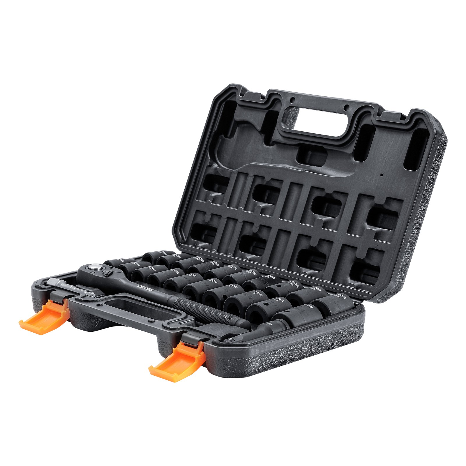 1/2" Drive Impact Socket Set, 23-Piece SAE & Metric Kit - Mercantile Mountain