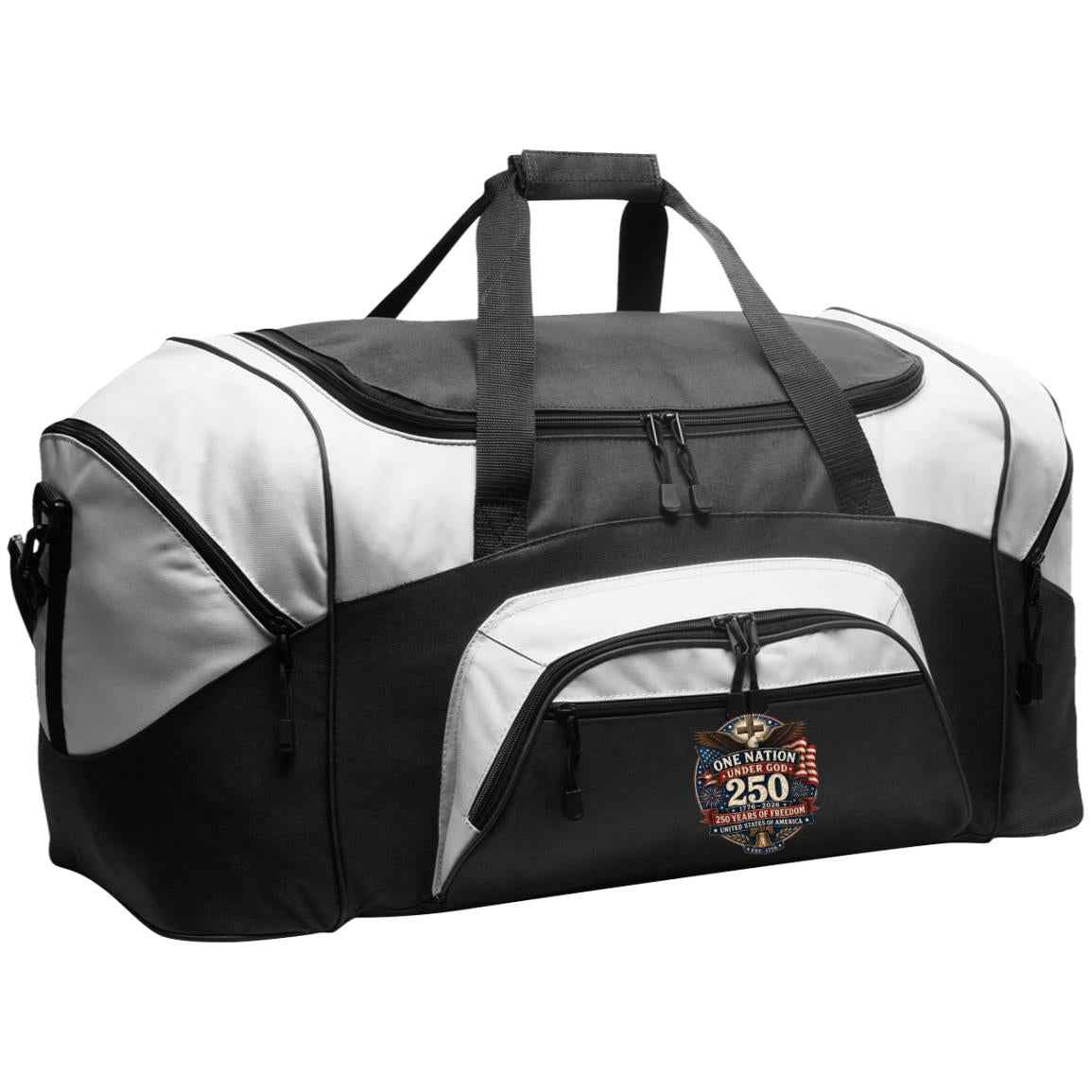 Sport Duffel One Nation Under God - Cross