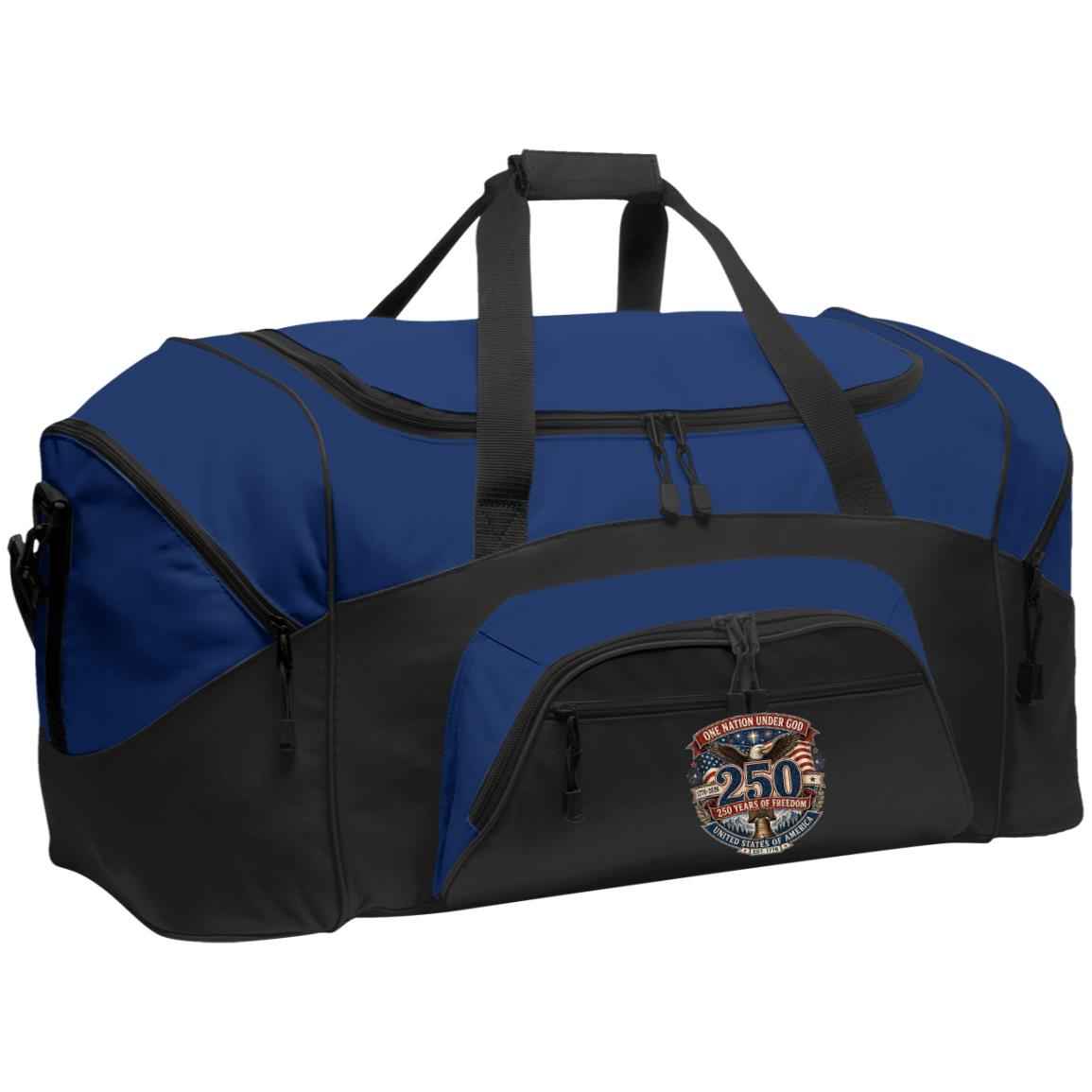 Port & Company Sport Duffel One Nation Under God — 250 Years of Freedom - Bell