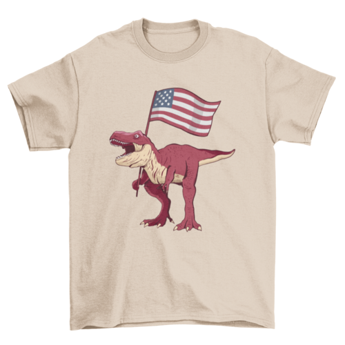 Patriotic T-rex T-shirt - Mercantile Mountain