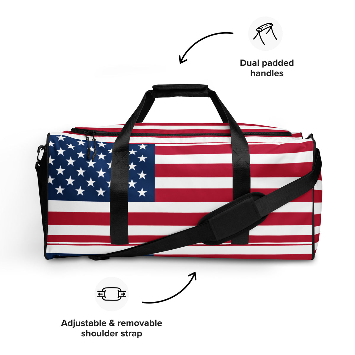 THEUS American Flag Duffle bag - Mercantile Mountain