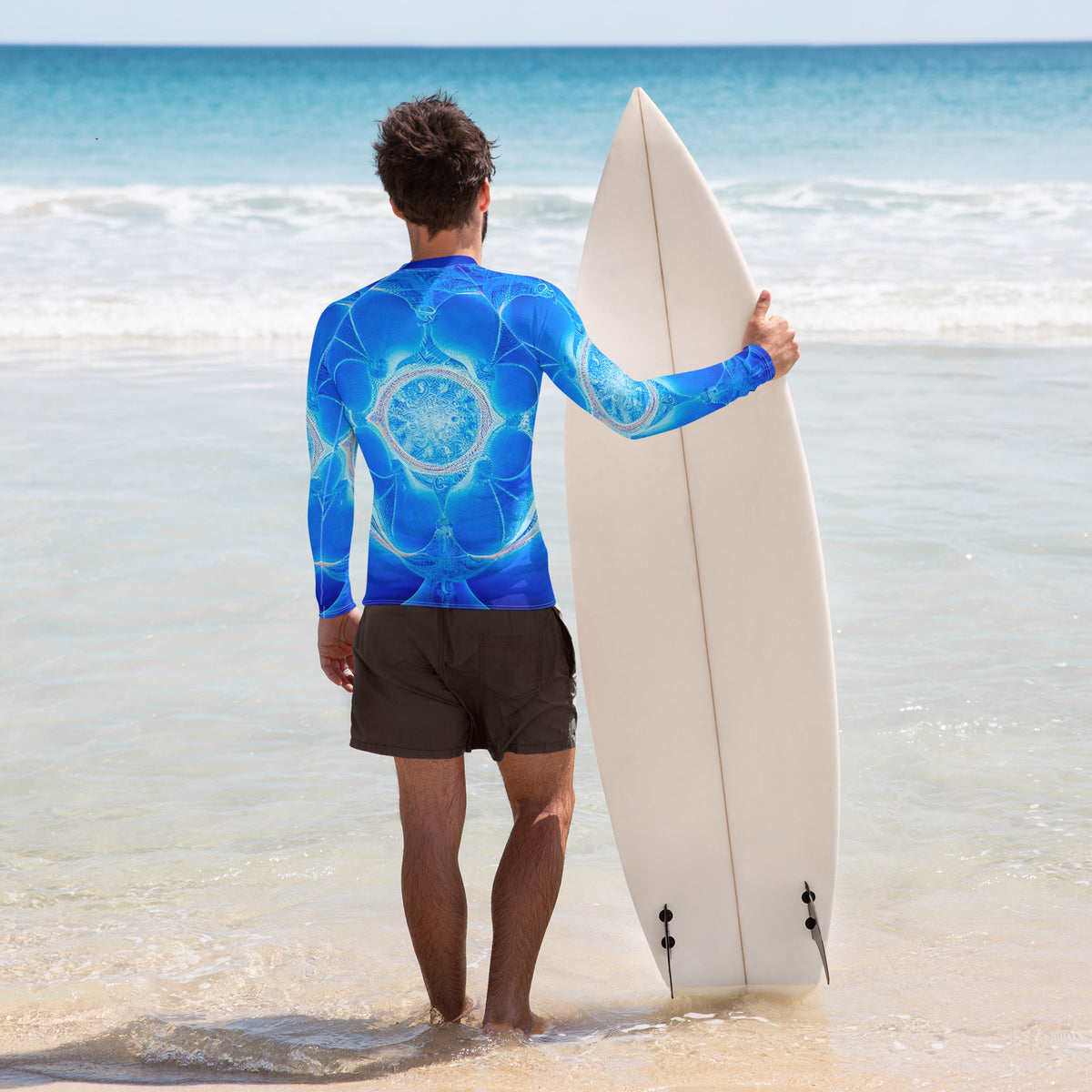 Men's Rash Guard - Mercantile Mountain