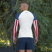 THEUS USA Men's Rash Guard - Mercantile Mountain