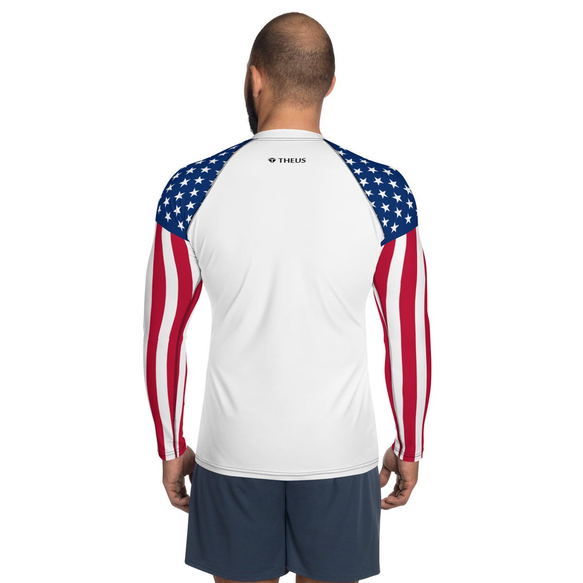 THEUS USA Men's Rash Guard - Mercantile Mountain