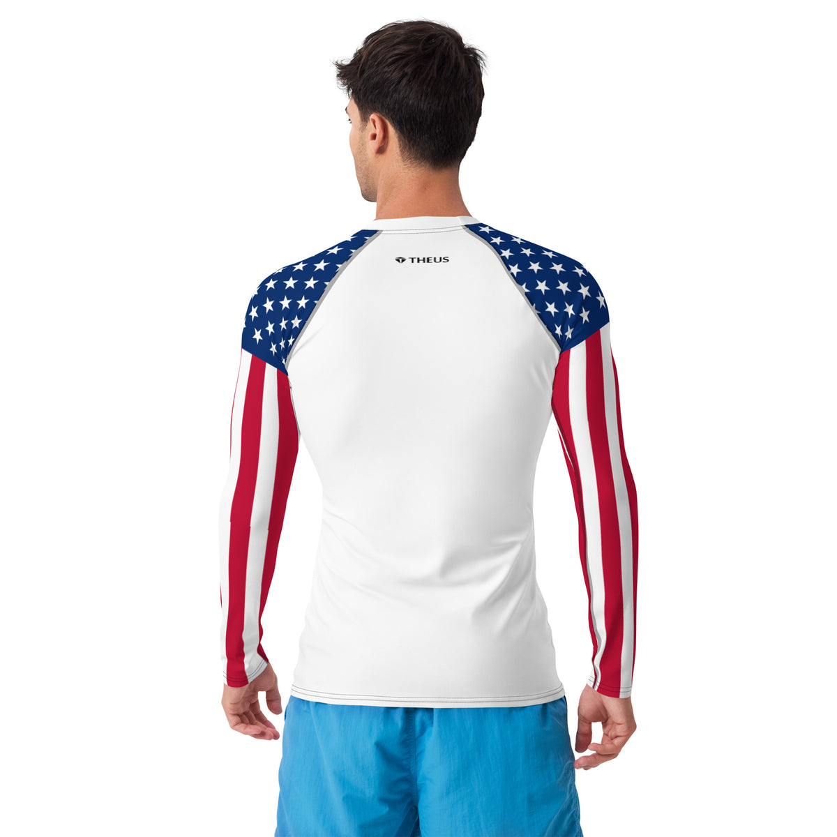 THEUS USA Men's Rash Guard - Mercantile Mountain