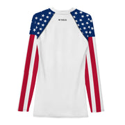 THEUS USA Men's Rash Guard - Mercantile Mountain