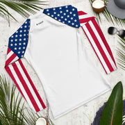 THEUS USA Men's Rash Guard - Mercantile Mountain