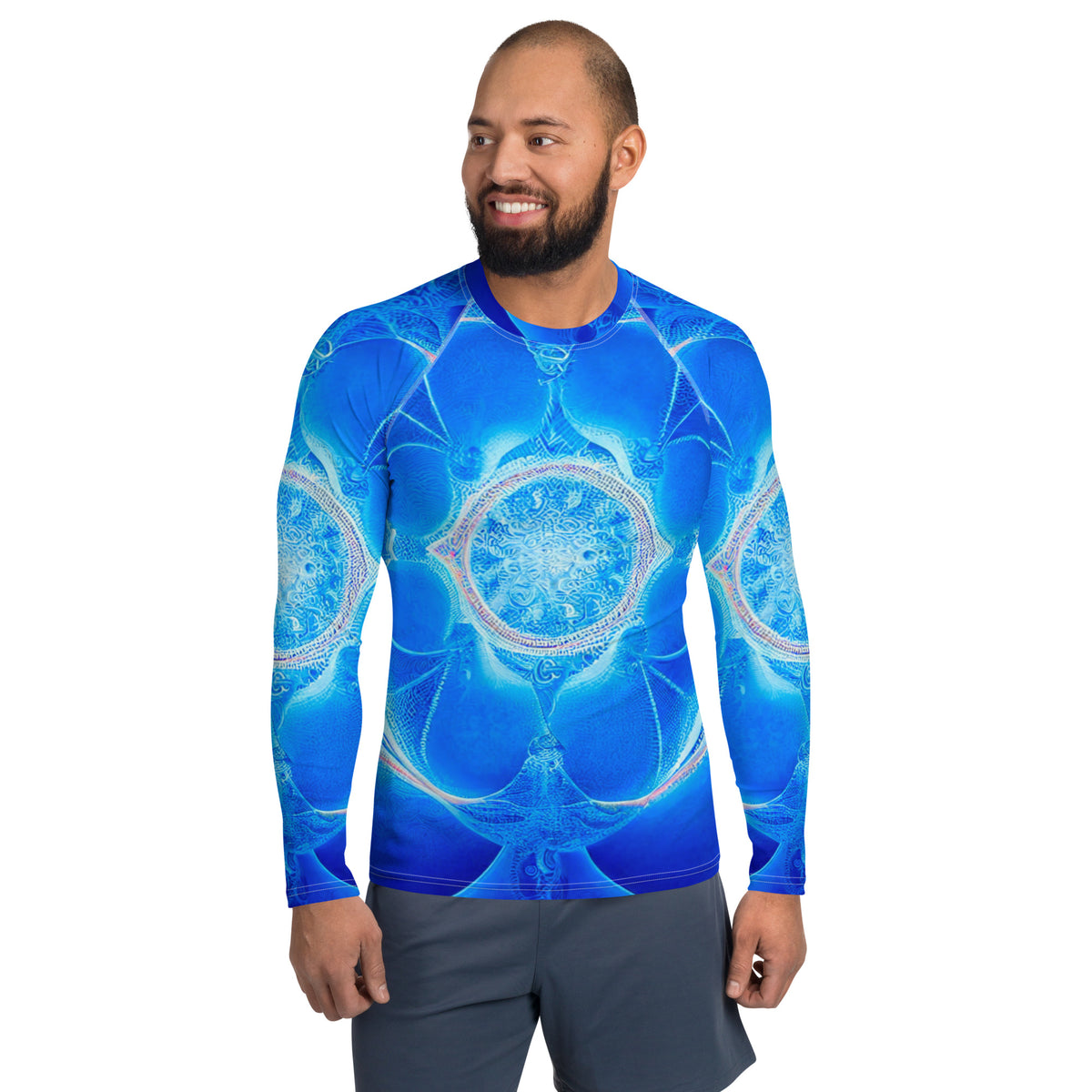 Men's Rash Guard - Mercantile Mountain