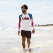 THEUS USA Men's Rash Guard - Mercantile Mountain