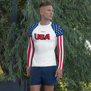 THEUS USA Men's Rash Guard - Mercantile Mountain