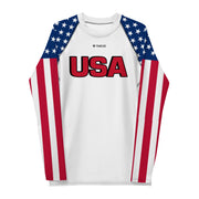 THEUS USA Men's Rash Guard - Mercantile Mountain