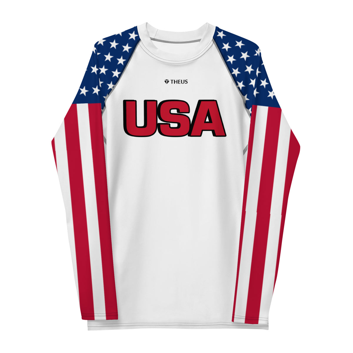 THEUS USA Men's Rash Guard - Mercantile Mountain