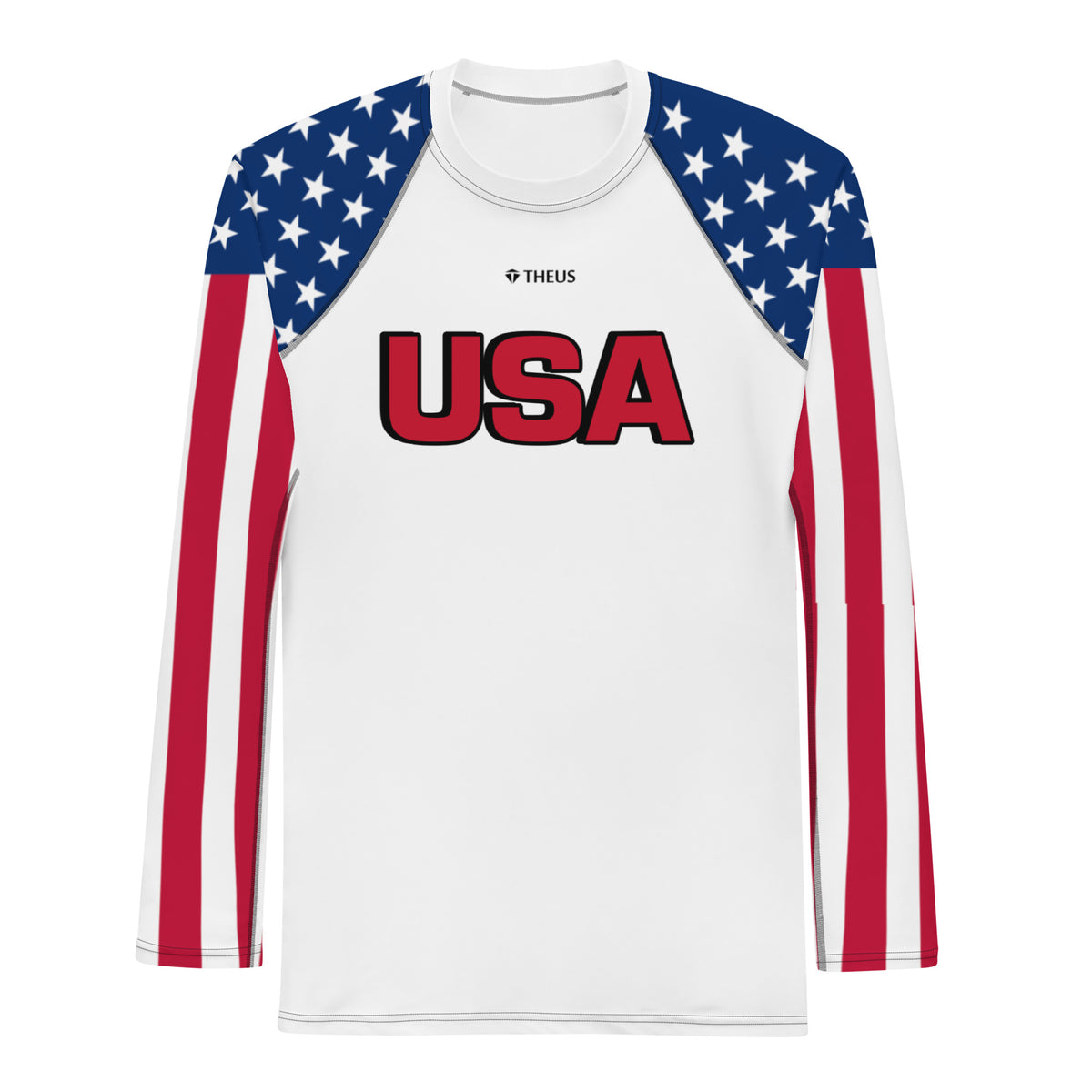 THEUS USA Men's Rash Guard - Mercantile Mountain