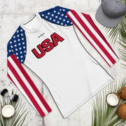 THEUS USA Men's Rash Guard - Mercantile Mountain