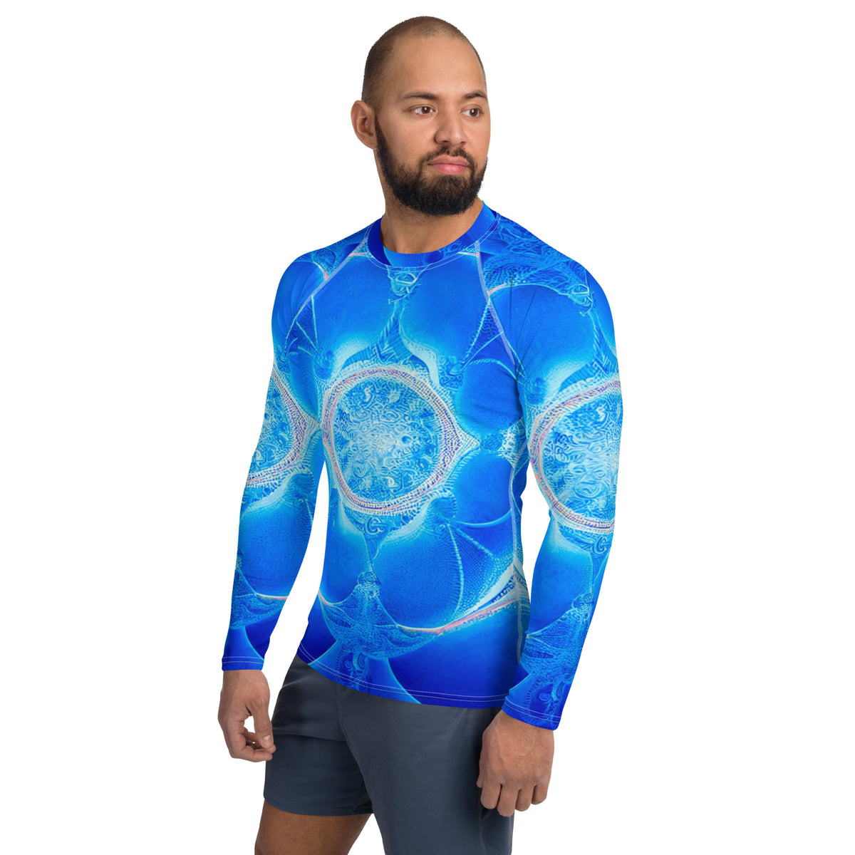 Men's Rash Guard - Mercantile Mountain