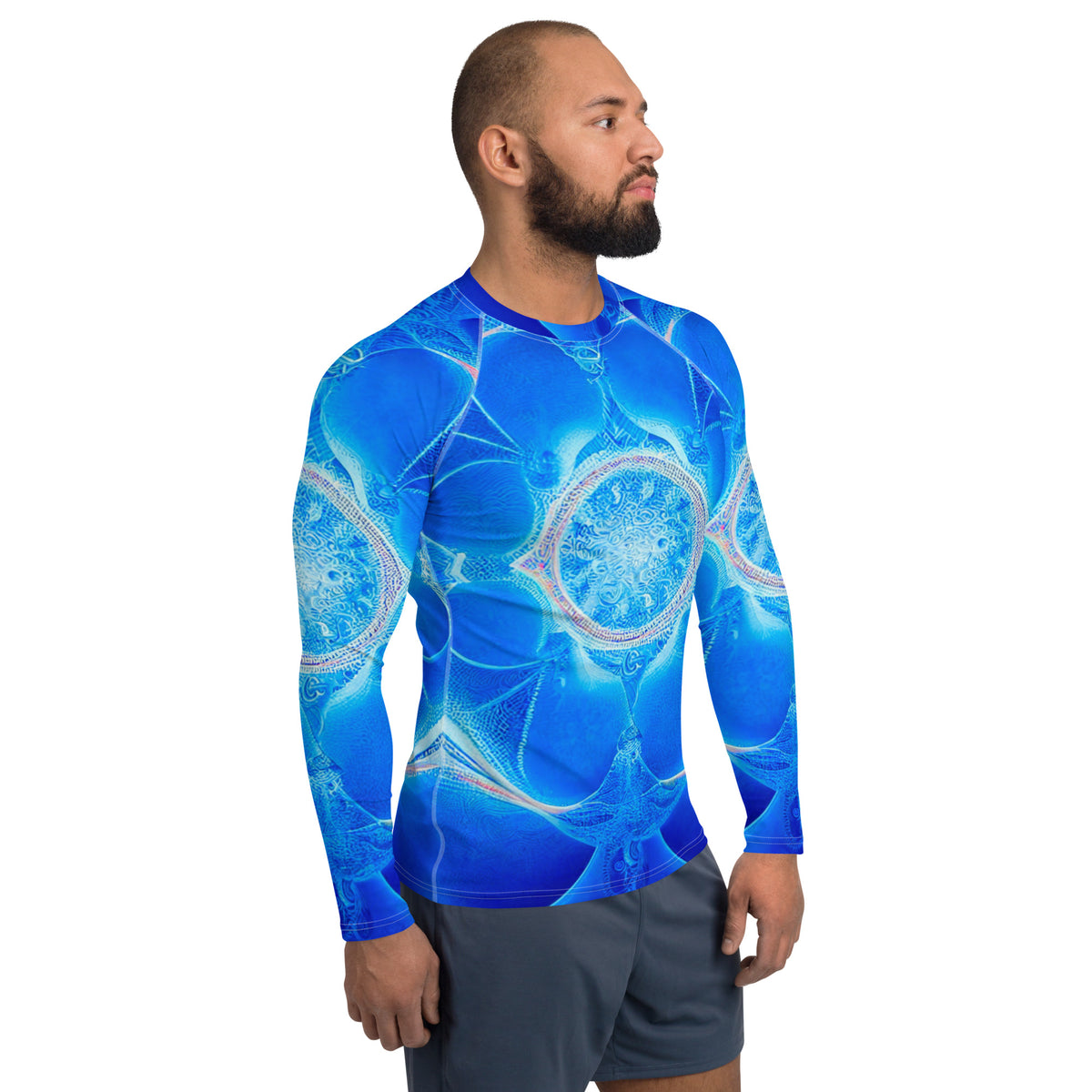 Men's Rash Guard - Mercantile Mountain