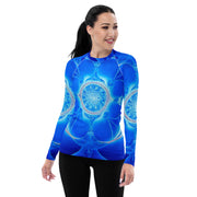 Women's Rash Guard - Mercantile Mountain