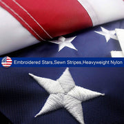 American Flag Outdoor Heavy Duty Embroidered Stars USA Flag - Mercantile Mountain