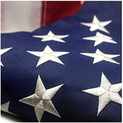 Heavy Duty Outdoor American Flag Embroidered Stars & Brass Grommets - Mercantile Mountain