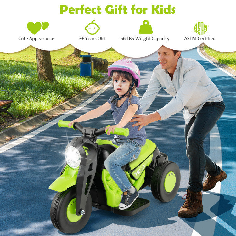 6V Kids Electric Ride on Motorcycle with Bubble Maker and Music - Mercantile Mountain