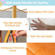 48" Toddler Trampoline with Safety Enclosure Net - Mercantile Mountain