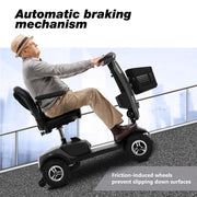 Mobility Scooters Lightweight Compact With Exclusive Front Windshield - Mercantile Mountain