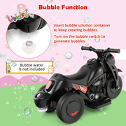 6V Kids Electric Ride on Motorcycle with Bubble Maker and Music - Mercantile Mountain