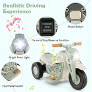 6V Kids Electric Ride on Motorcycle with Bubble Maker and Music - Mercantile Mountain