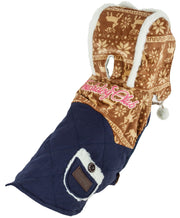 Touchdog Snowadayz Pom Pom Pet Hooded Sweater - Mercantile Mountain
