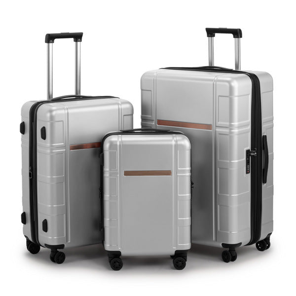 Luggage Expandable Suitcase PC+ABS 3 Piece Set with TSA Lock Spinner - Mercantile Mountain