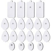 TENS/EMS Unit Replacement Pads NURSAL 20 Pack 3.5mm Snap Electrode Pads for Electrotherapy (Not Fit NURSAL Blue Tens) Reuse More Than 30 Times, Compatible with MEDVICE,Belifu TENS Machine - Mercantile Mountain