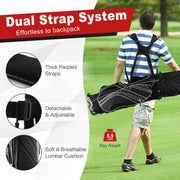 Golf Stand Cart Bag with 6-Way Divider Carry Pockets - Mercantile Mountain