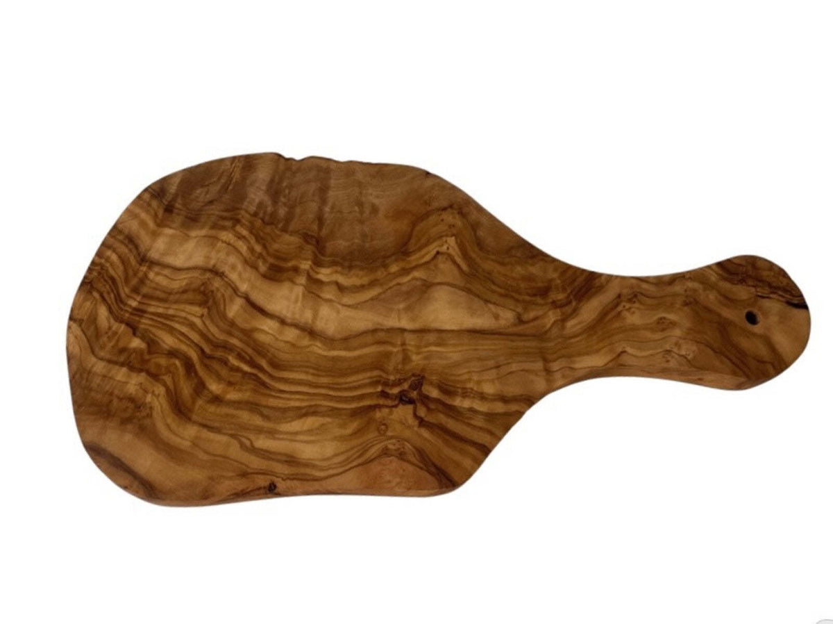 Original Olive Wood Cutting Board with Handle - Mercantile Mountain
