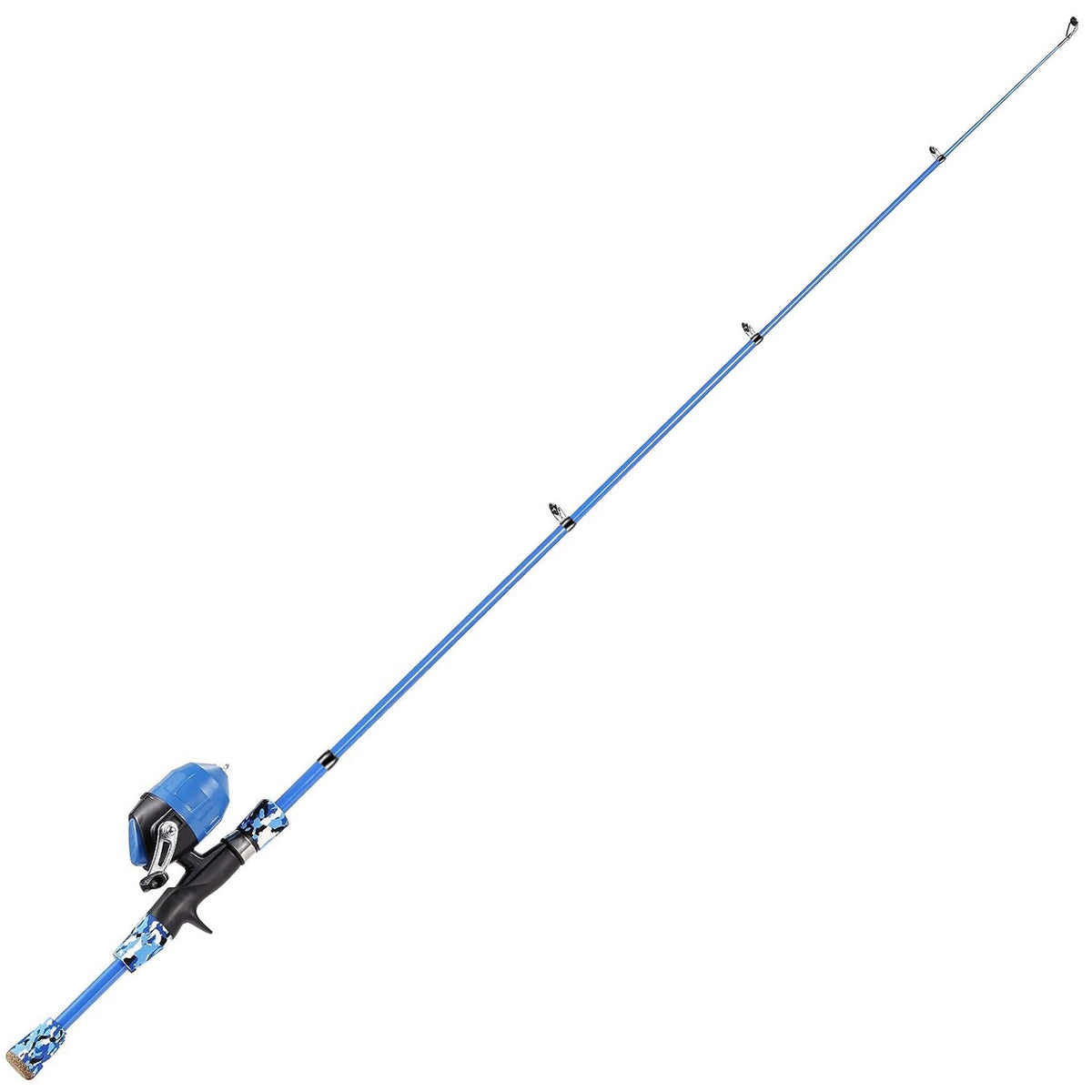 Kids Fishing Pole Set Fishing Starter Kit Telescopic Fishing Rod and Reel Combo Kit with Tackle Box 56Pcs Fishing Lures for Boys Girls - Mercantile Mountain