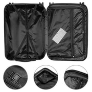 3-in-1 Multifunctional Large Capacity Traveling Storage Suitcase Luggage Set Dark Gray - Mercantile Mountain