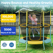 48" Toddler Trampoline with Safety Enclosure Net - Mercantile Mountain