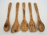 Olive Wood Kitchen Servers Set -5 pcs - Mercantile Mountain