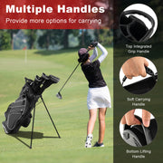 Golf Stand Cart Bag with 6-Way Divider Carry Pockets - Mercantile Mountain
