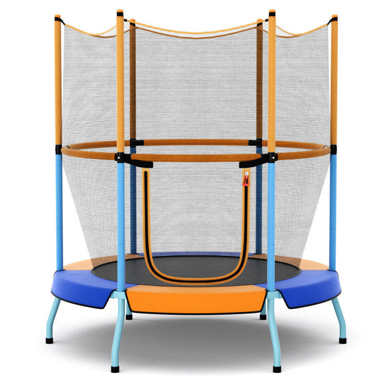 48" Toddler Trampoline with Safety Enclosure Net - Mercantile Mountain