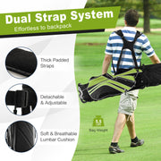 Golf Stand Cart Bag with 6-Way Divider Carry Pockets - Mercantile Mountain