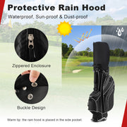 Golf Stand Cart Bag with 6-Way Divider Carry Pockets - Mercantile Mountain