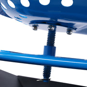 Rolling Garden Scooter Garden Cart Seat with Wheels and Tool Tray, 360 Swivel Seat,Blue - Mercantile Mountain