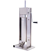 Stainless Steel Commercial Sausage Stuffer, Dual Speed Vertical Sausage Maker 7LB/3, Meat Filler with 4 Stuffing Tubes - Mercantile Mountain