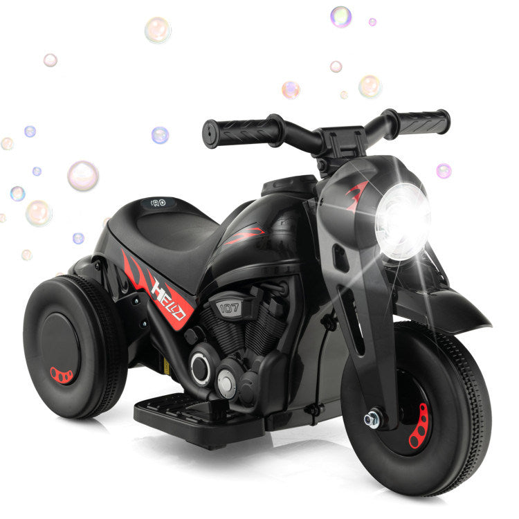 6V Kids Electric Ride on Motorcycle with Bubble Maker and Music - Mercantile Mountain