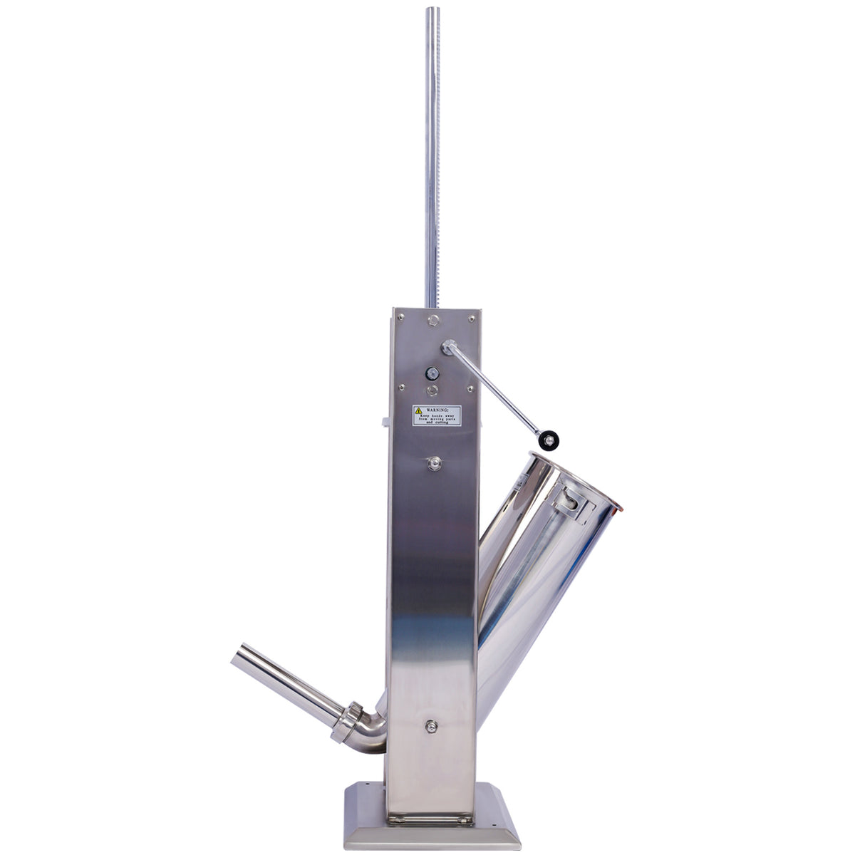 Stainless Steel Commercial Sausage Stuffer, Dual Speed Vertical Sausage Maker 7LB/3, Meat Filler with 4 Stuffing Tubes - Mercantile Mountain