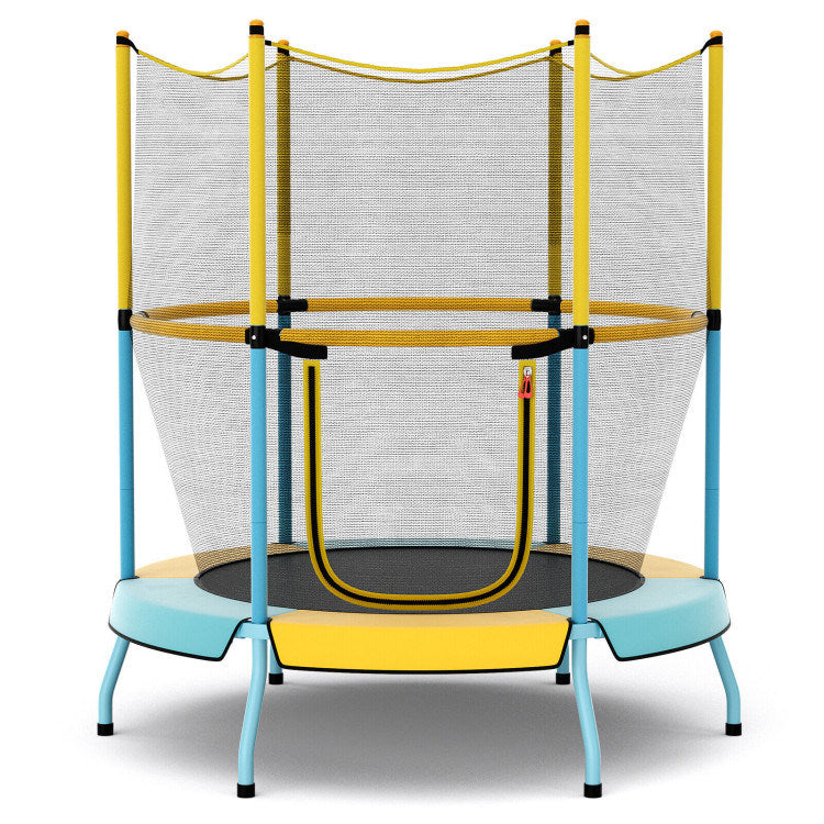 48" Toddler Trampoline with Safety Enclosure Net - Mercantile Mountain