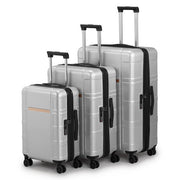 Luggage Expandable Suitcase PC+ABS 3 Piece Set with TSA Lock Spinner - Mercantile Mountain