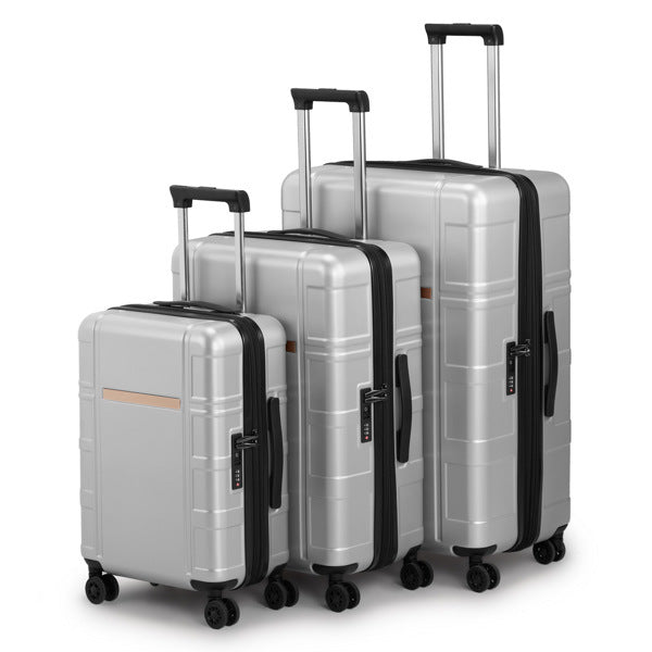 Luggage Expandable Suitcase PC+ABS 3 Piece Set with TSA Lock Spinner - Mercantile Mountain