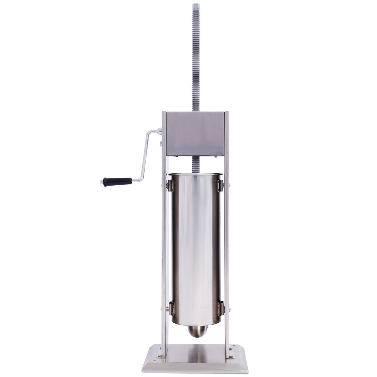 Stainless Steel Commercial Sausage Stuffer, Dual Speed Vertical Sausage Maker 7LB/3, Meat Filler with 4 Stuffing Tubes - Mercantile Mountain